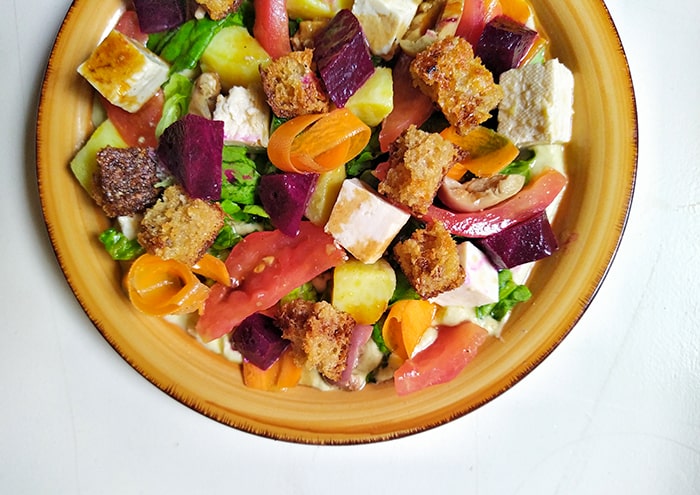 700-CREAMY PEAS HIGH PROTEIN SALAD-FRONT